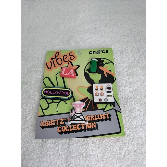 CROCS Other - Crocs New Wanderlust Collection Los Angeles LA Hollywood Jibbitz Charms 5 Pack